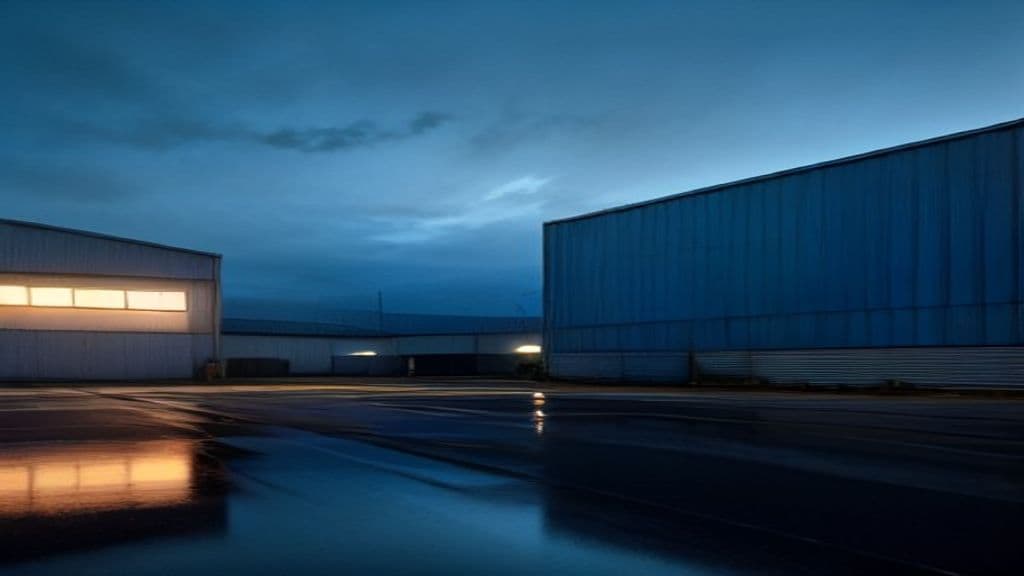 Veduta di un impianto industriale